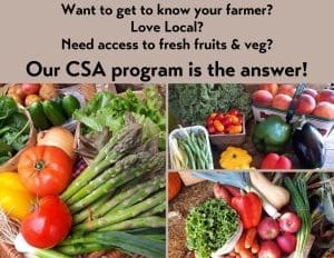 Join our CSA - know your farmer know your food