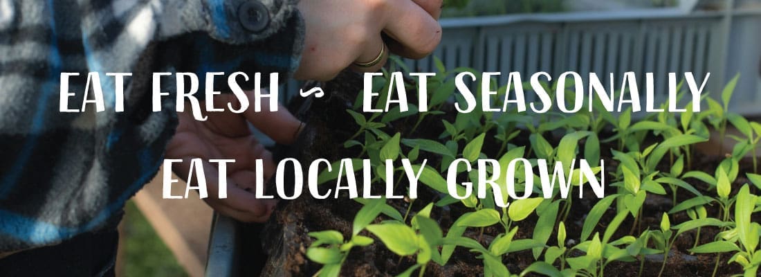 eat fresh, locally grown produce by supporting Forsythe Family Farms CSA program