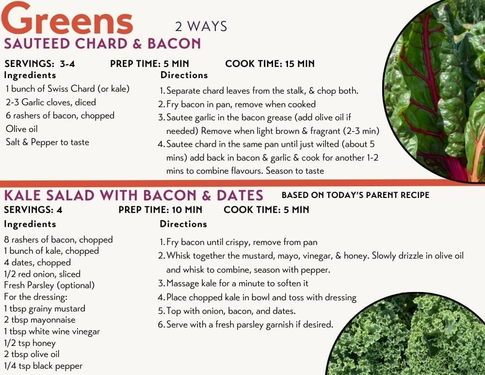 Greens Recipes - Forsythe Family Farms
